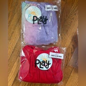 NIB Little Sleepies red and multicolor skirt size 2T